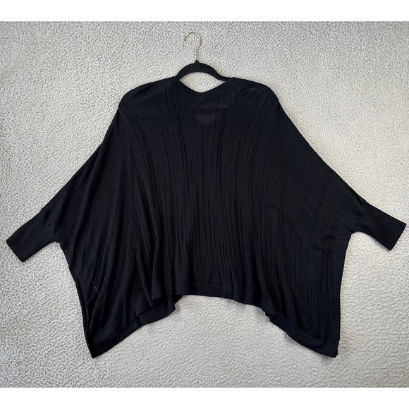 Planet‎ Lauren G Sweater Womens OS One Size Perforated Runs Modal Artsy NWT - Picture 8 of 10